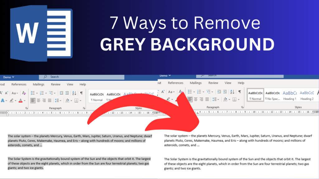 7 ways to remove grey background color from Word