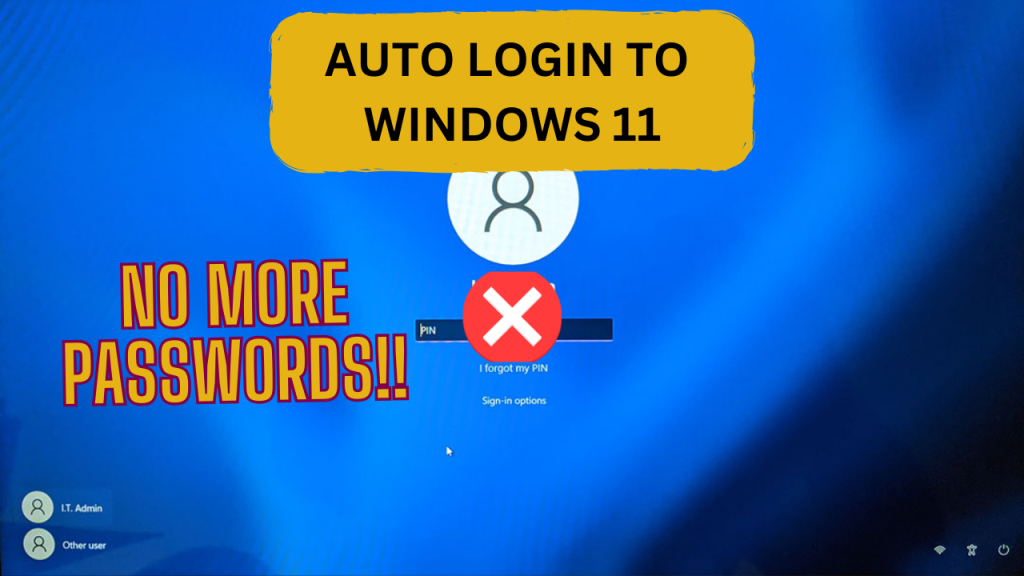 Auto login to windows 11