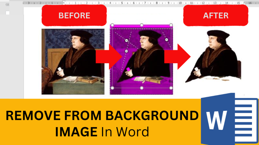 how to remove background from image in microsoft word