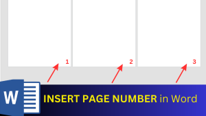 How to Insert page number in Word