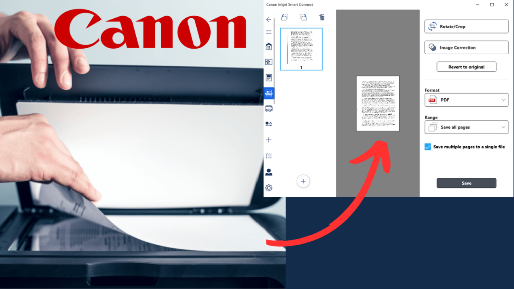 How to scan document using canon printer